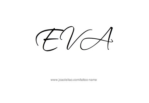 eva tattoo designs